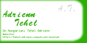 adrienn tehel business card